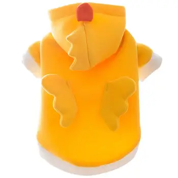 

Cat Costumes Pet Hoodies Pet Sweater With Hat Chicken Design Cat Dog Apparel Clothes For Pet Halloween Christmas Party Props