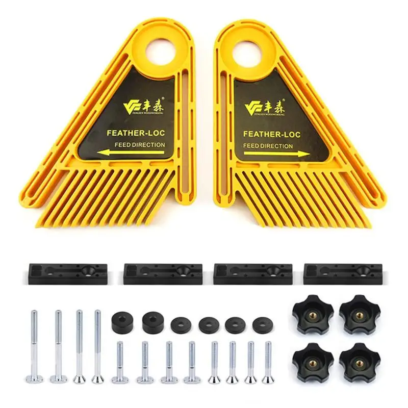  Multi-purpose Feather Loc Board Set for DIY Woodworking Engraving Machine Double Featherboards Mite