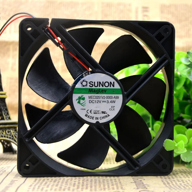 MEC0251V2-0000-A99 12V 3,4 W(12 см); 12025 защиты электродвигателя Вентилятор охлаждения