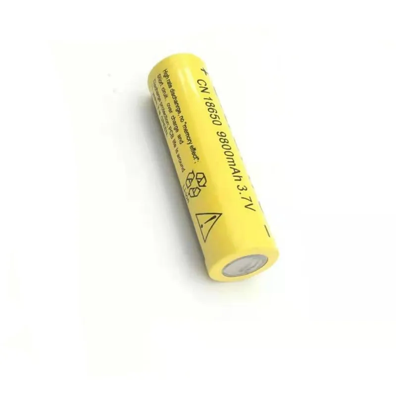 10 шт много 9800mAh 18650 литий-ионная аккумуляторная батарея 3,7 V для фонарика новейшая батарея 18650