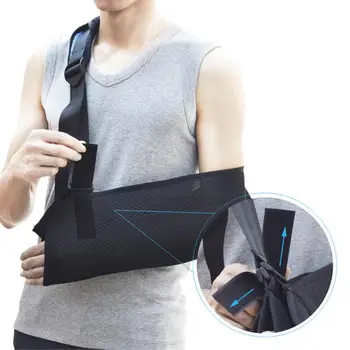 

Adjustable Arm Sling Shoulder Immobilizer Wrist Elbow Support Brace Broken Fractured Arm Injury Pain Relief Health Care