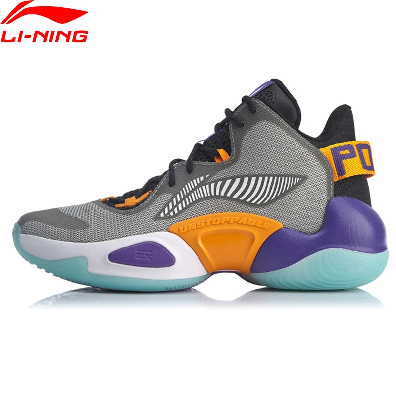 Li-Ning/Мужская мощная VI Премиум профессиональная Баскетбольная обувь с подкладкой; спортивная обувь с облаками; нескользящие кроссовки; ABAP067 XYL297