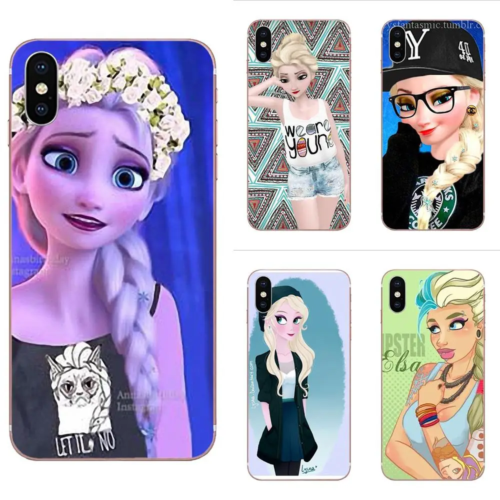 Хипстер Elsa для Xiaomi CC9E Mi3 Mi4 Mi4i Mi5 Mi 6 6X 8 9 SE Play Plus Pro Lite A1 Mix 2 Note 3 мягкий модный