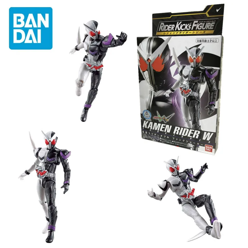 Bandai RKF Kamen Rider W Double Ride Fangs Ace FJ Movie Peripherals Action Figure Toys for Children Holiday Gifts | Игрушки и хобби