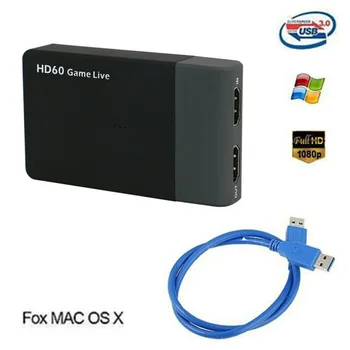 

New 4K HDMI To USB 3.0 Video Capture Card Dongle 1080P 60fps HD Video Recorder Grabber For OBS Capturing Gaming Live Streaming