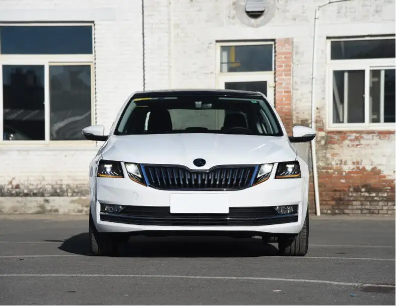 2 шт~ 2019y автомобильный бупмер головной свет для Skoda Octavia фары автомобильные аксессуары все в светодиодный противотуманный фонарь для Octavia фары
