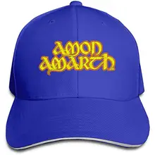Amon Amarth логотип модная повседневная регулируемая бейсболка для мужчин и женщин Черная