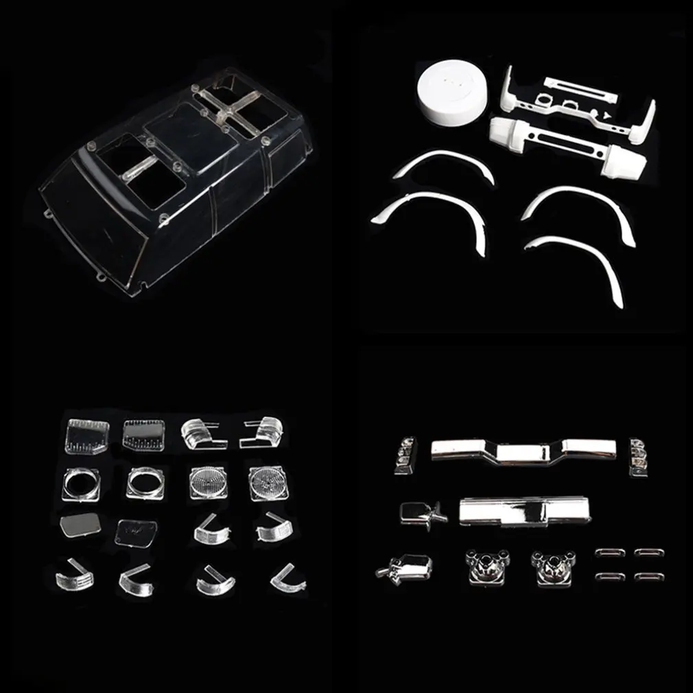 

Lightweight 313MM V33 Hard Plastic Body Shell 313mm Wheelbase for 1/10 RC Crawler Car Axail SCX10 90046 Upgrade Parts