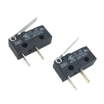 

5pcs Micro Switch DB1 Limited Switch 6A 250V with Straight Handle Constant Length 2Pin