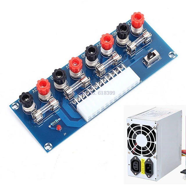 

A7-- XH-M229 Desktop PC Power ATX Transfer Board Supply Power Module Precise 24Pin Alimentation PC Ordinateur ATX Transfer Board