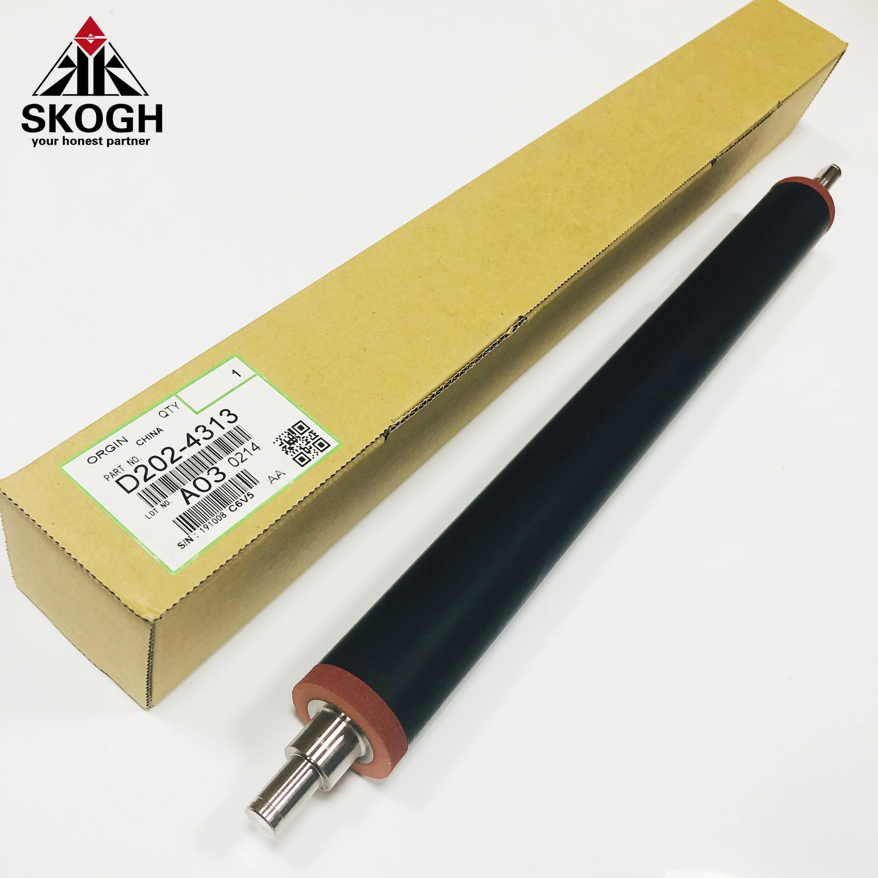 Ролик низкого давления Skogh D1444057 OEM качества + рукав для фьюзерной пленки Ricoh MP 3054SP
