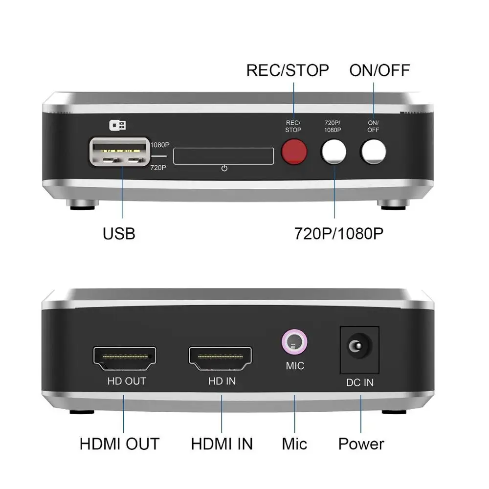 DIGITNOW! устройство захвата видео/HD HDMI видео конвертер/рекордер для PS4 Xbox One/Xbox 360 LiveTV