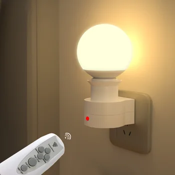 

US plug to E27 Lamp Holder E26 Socket with wireless remote control switch for UV Germicidal lamp UVC bulbs