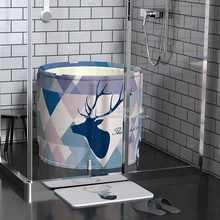 21% домашняя Складная Ванна для взрослых, большая уплотненная ванна для взрослых, артефакт