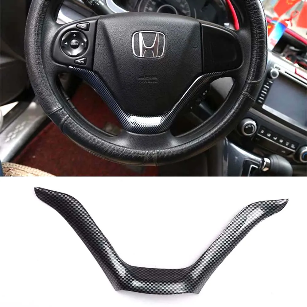 Для Honda CRV 2012 2013 украшение рулевого колеса автомобиля отделка Стайлинг автомобиля аксессуар