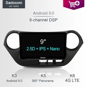 

DSP 9" Car DVD Player 8 Core 64GB ROM 4GB RAM car radio map Radio Android 8.1 For HYUNDAI I10 2014 2015 2016 Grand i10 RHD LHD