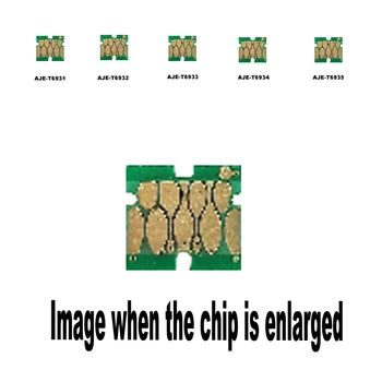 

5PACK T6931-5 For Epson Wide-format ink cartridge disposable chip SC-T3000 T5000 T7000 T3200 T5200 T7200 T3270 T5270 T7270