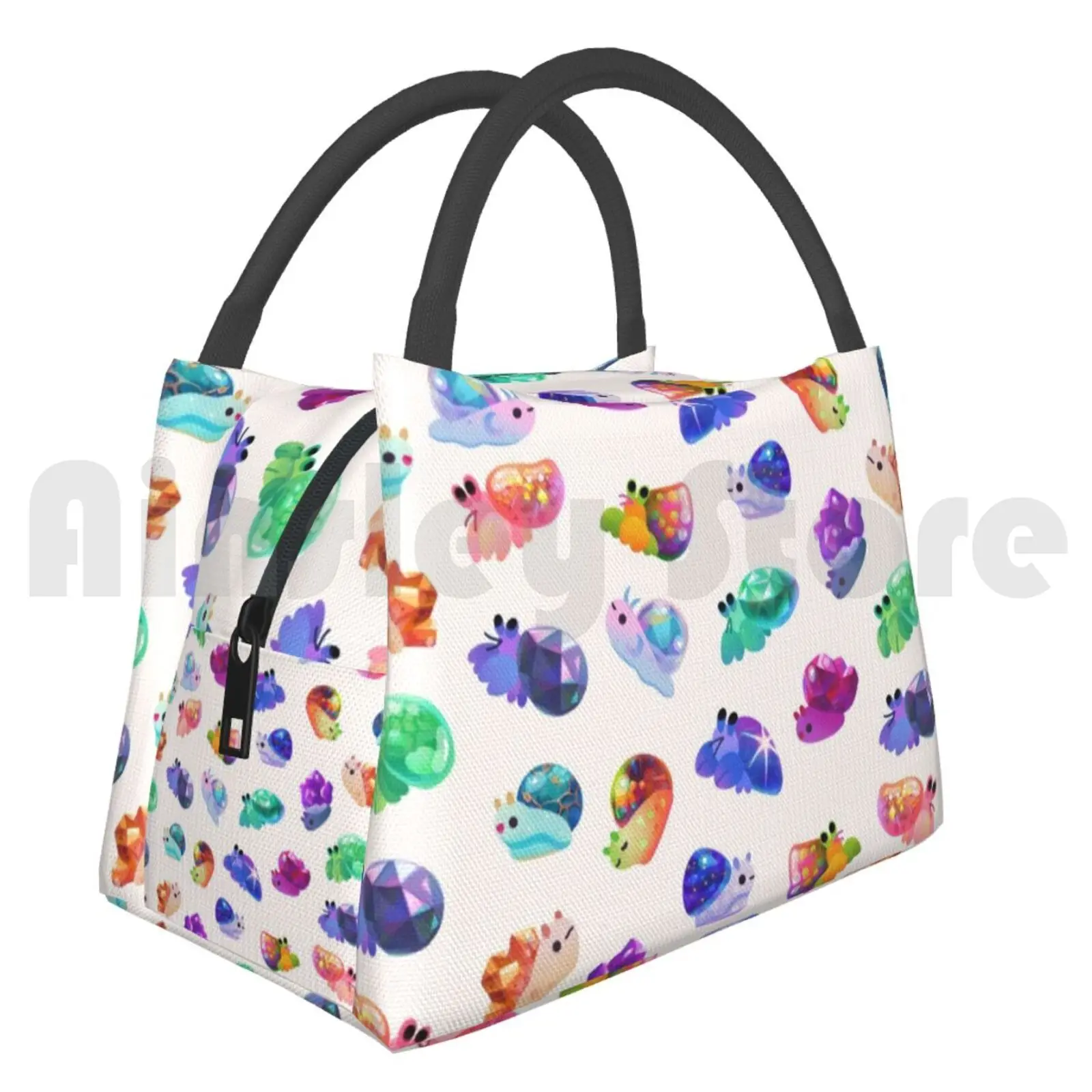 Borsa Isolante Portatile Gioiello Hermit Crab Sunstone Fire Agate Musgravite Emerald Jade Star Sapphire Jewel