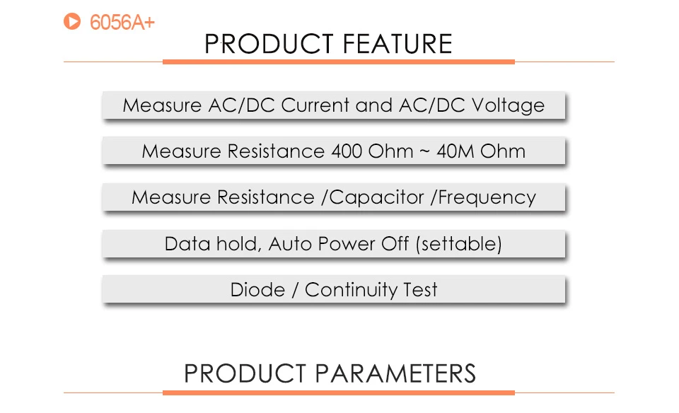 RuoShui VC6056A цифровой клещи AC DC 1000A Сопротивление Емкость Частота Amperimetro тестер Multimetro Электрический