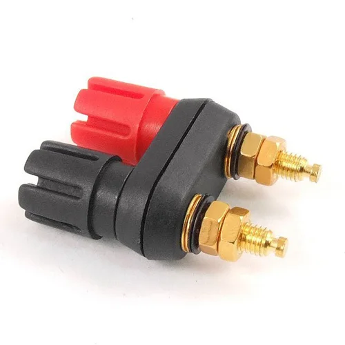 

SODIAL(R) Dual Female Banana Plug Terminal Binding Post for Speaker Amplifier #8