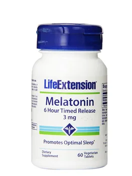 

Free shipping melatonin 6 hour timed release 3 mg 60 pcs