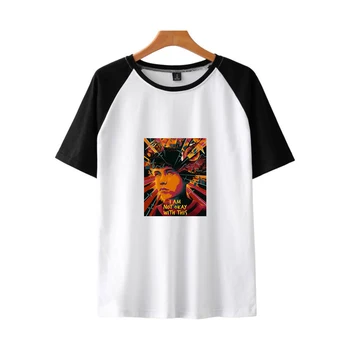

i am not okay with this Fashion Printed Raglan T-shirts Women/Men Summer Short Sleeve Tshirts 2020 Hot Sale Streetwear T shirts