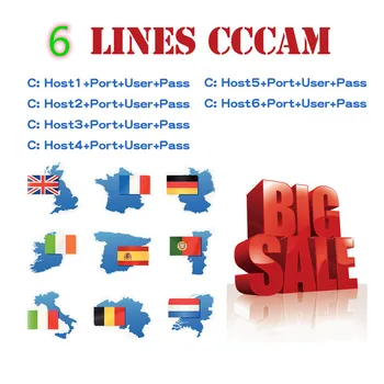 

Le Cccams Cline 6 lignes pour serveur de télévision Cccam Stable espagne cccam allemagne Cccams allemagne Portugal Cccams pologn
