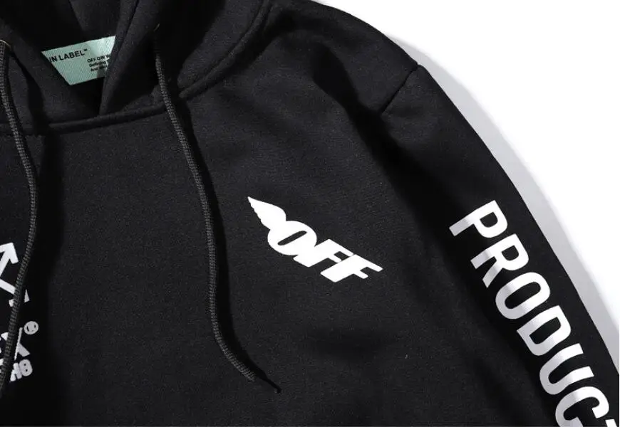 Religion 19ss Off-White OW мужская женская унисекс Осенняя зимняя Модная хлопковая Повседневная Свободная Толстовка с капюшоном, толстовка с капюшоном