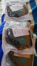 Mascarillas negras ffp295 para adultos, 5 capas, fpp2, certificado CE, ffp2reutilizable, ffp3, 5-100 Uds.