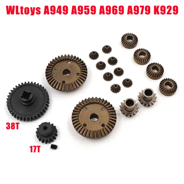 WLtoys A949 A959 A969 A979 A959-B A969-B A979-B RC автомобиль запасные части днища автомобиля A949-23/A959-B-27 для замены металлических запчастей дифференциал - Цвет: 18023 18001 18007