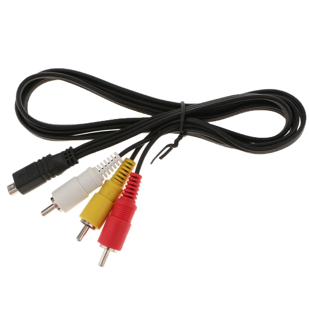 V TV RCA Out Video Cable Cord for Sony DCR-SR82E DCR-SR40/ DCR-SR42 HDR-FX7 DCR-DVD301 Camcorder