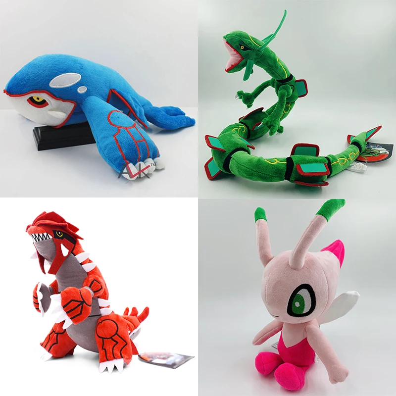 Покемон Kyogre Venom Rayquaza Celebi Мега Flygon ченси Yveltal Gyarados мягкая хобби аниме плюшевая