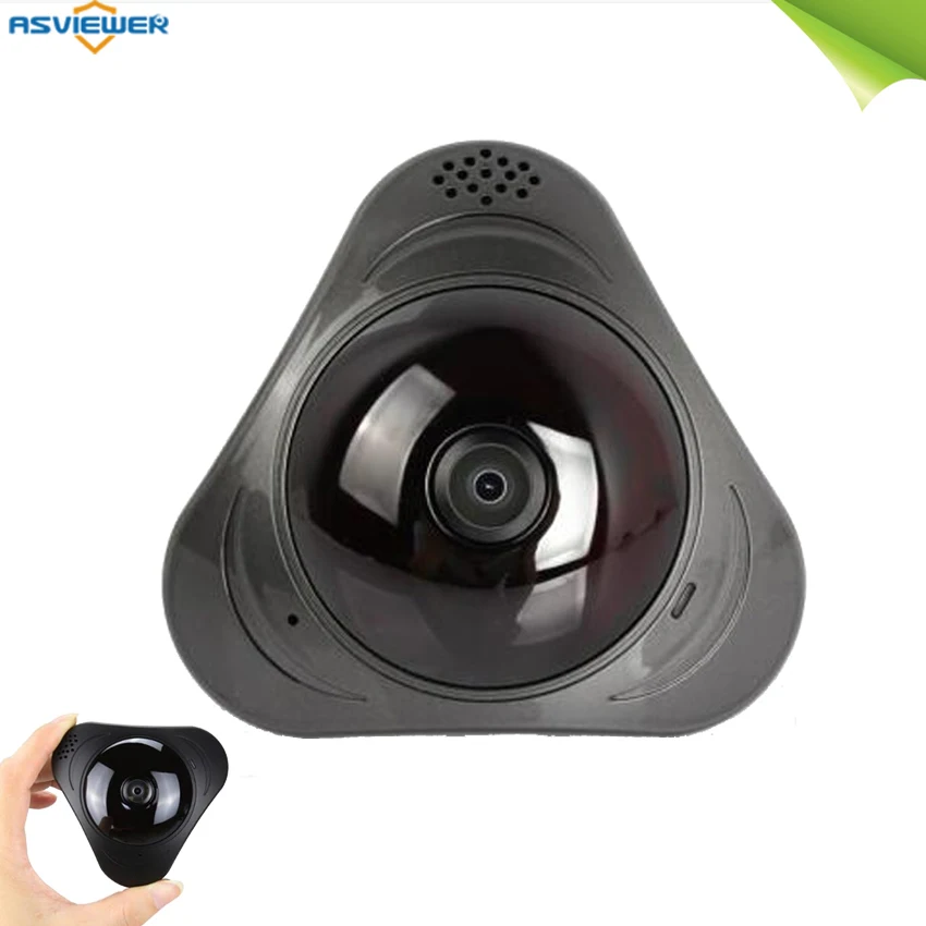 Панорамная IP wifi камера 360 градусов 3D VR рыбий глаз 1.3MP объектив P2P Беспроводная