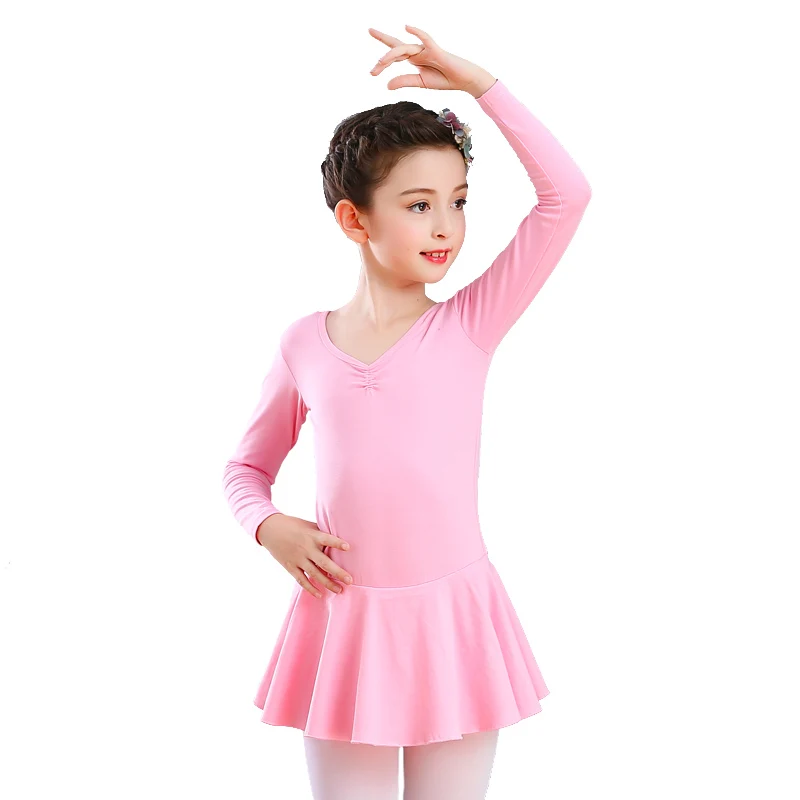 Детское хлопковое платье для балета девочек детская одежда Одежда танцев