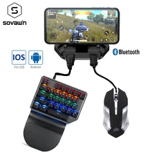 Mando Pubg con Bluetooth 5,0 para móvil, conversor de ratón para IOS, iPad y PC