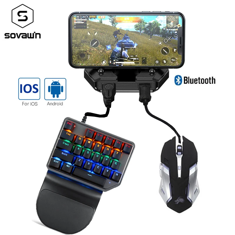 Gamepad Pubg Mobile Bluetooth 5.0 Android PUBG Controller Mobile Controller Gaming Keyboard Mouse C