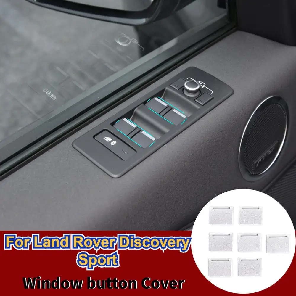 

Автомобильные аксессуары для Land Rover Discovery Sport L550 2019-2020, окно из алюминиевого сплава, кнопка, крышка, наклейка, Стайлинг автомобиля