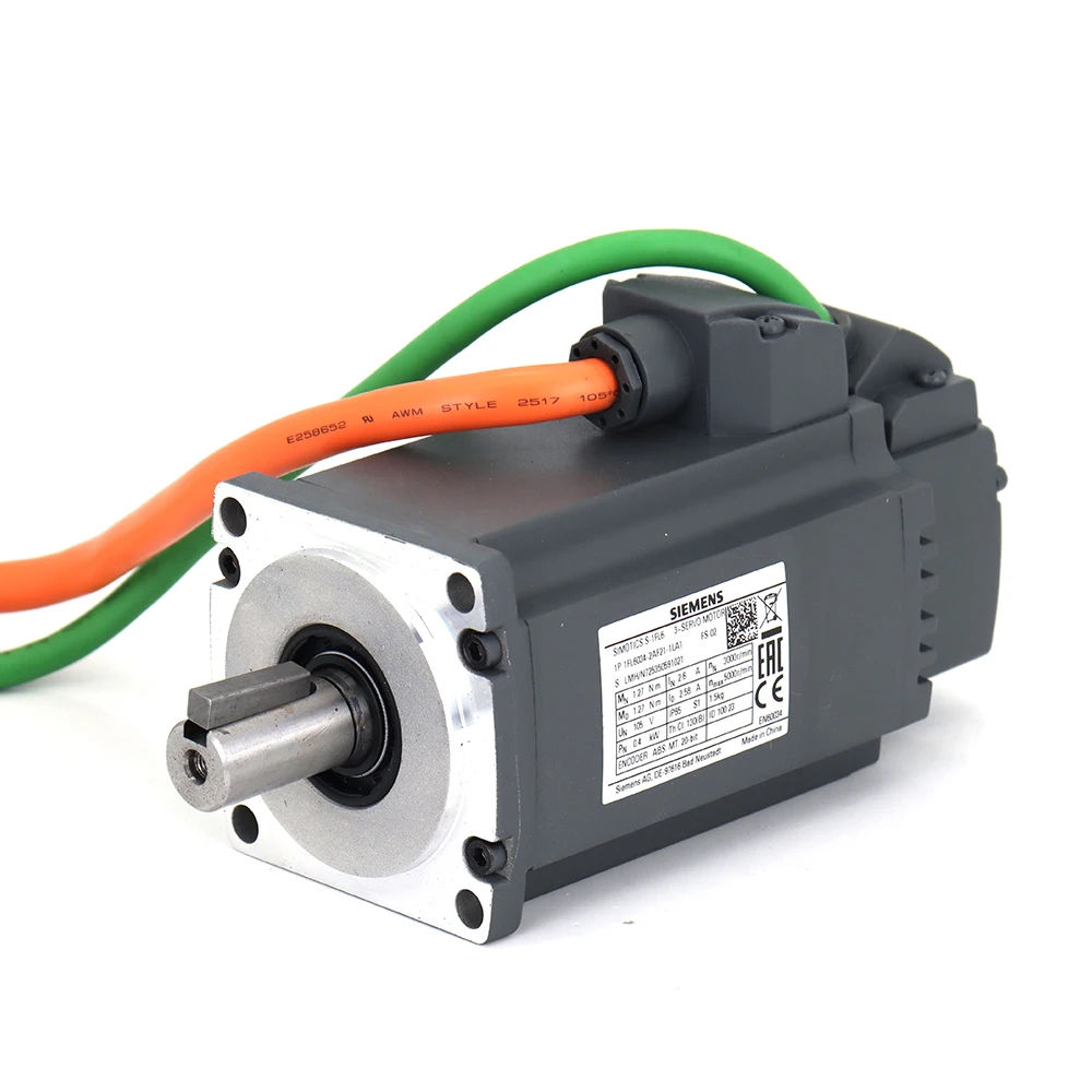 Siemens V90 Servo Motor 400W 1FL6034 2AF21 1LA1 1.27NM 3000Rpm 2.6A ...
