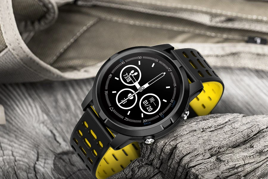 DAROBO N105 gps Smartwatch движение трек фитнес монитор сердечного ритма водонепроницаемые спортивные Смарт часы для мужчин полный сенсорный экран