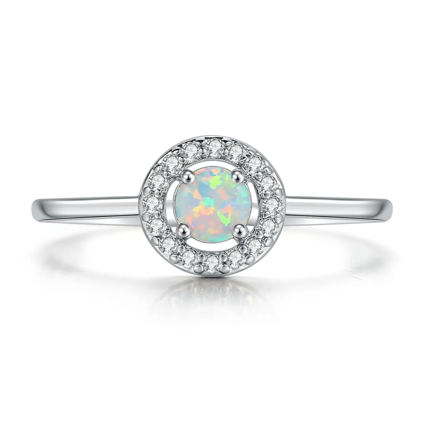 Fashion Sterling 925 Silver Color Jewelry for Women Wedding Engagement Statement Ring Zircon Stone Gemstone Jewelry Party Gifts