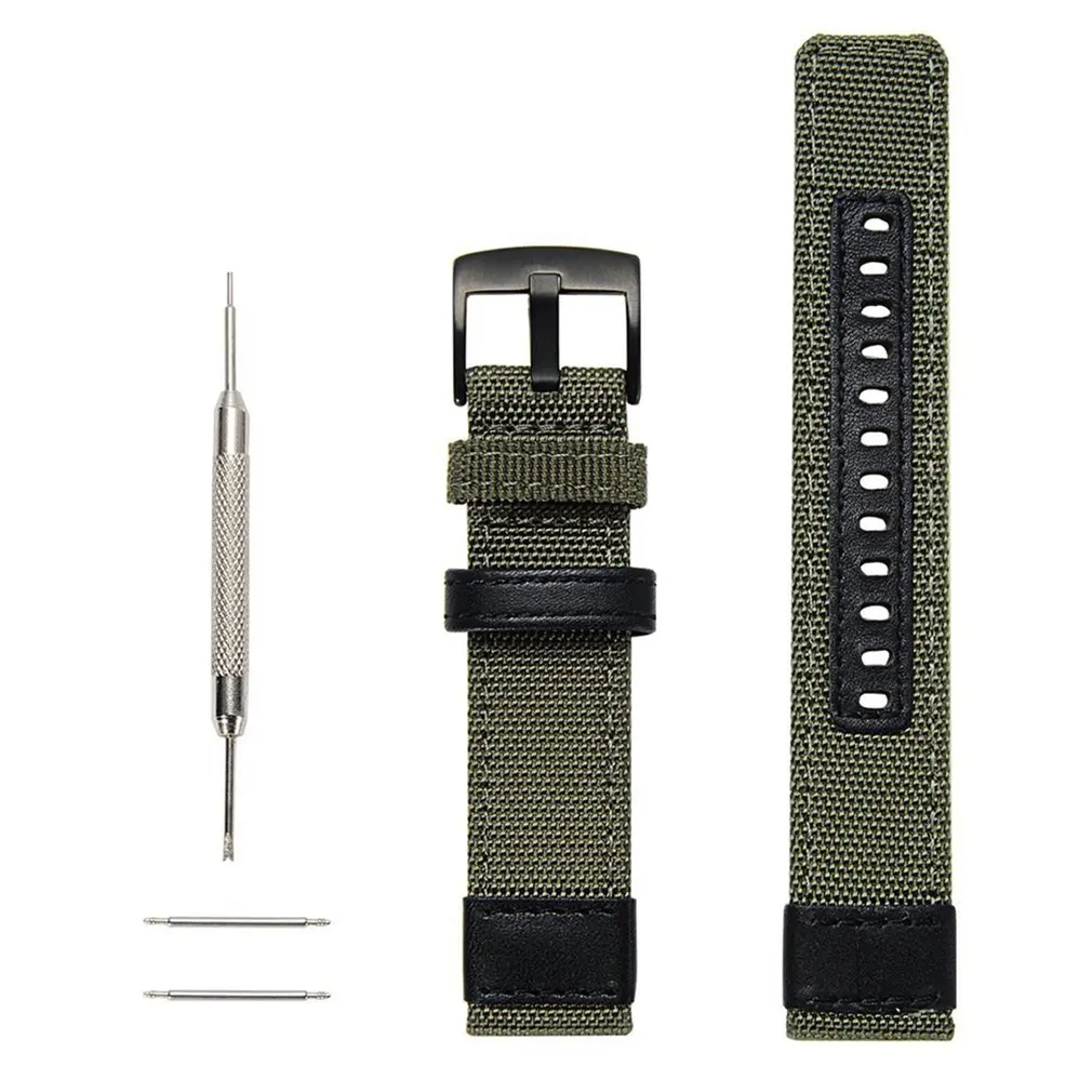 

Replacement Durable Nylon Watch Bracelet Strap Solid Color Wrist Strap Band Suitable for Samsung Gear S3 Smart Watch