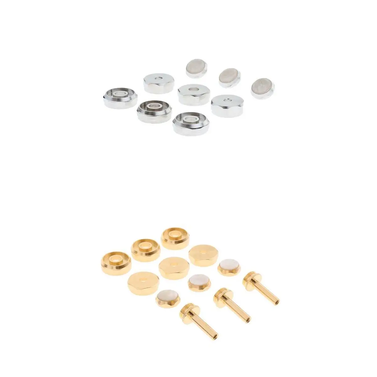 Trumpet Cap Screw Cover Finger Buttons & Golden Plating Trumpet Parts for Trumpet Accessory
