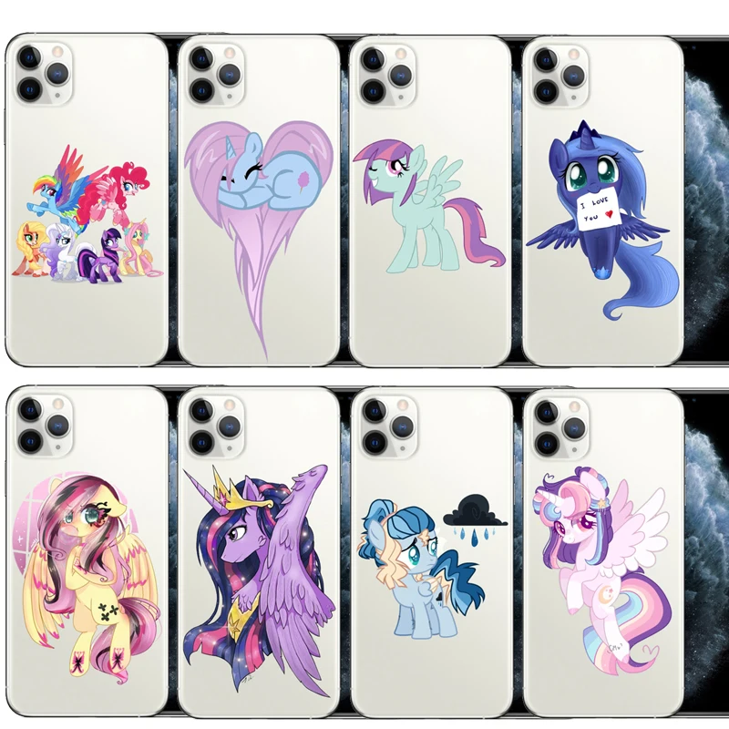Чехол Magic My Little Pony с рисунком чехол для телефона мягкий силиконовый из ТПУ iPhone X 8 7 6