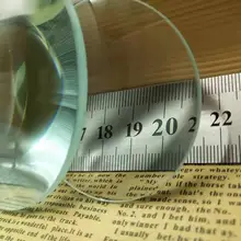 Оптические линзы супер прозрачное двойное Выпуклое стекло диаметр 60 мм, фокусное 170 мм эксперимент стекло лупа инструмент