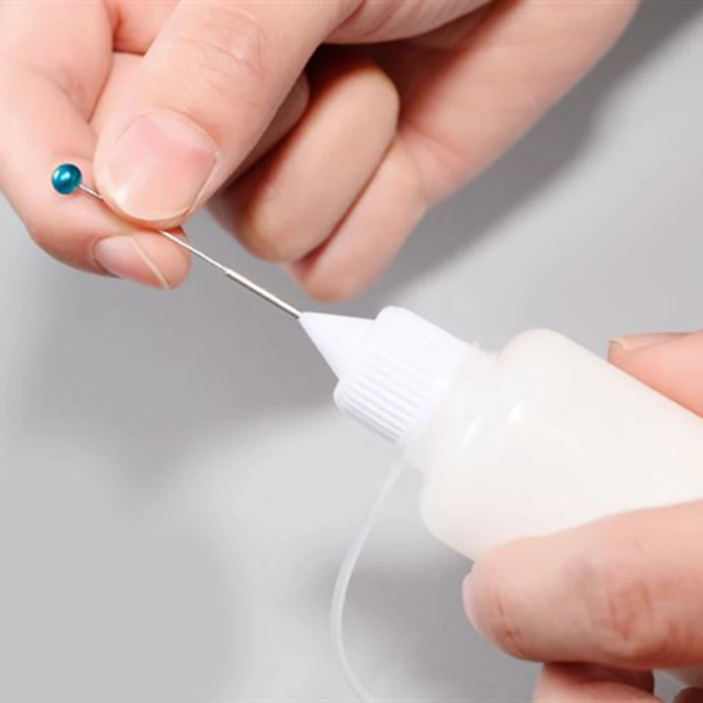 Fornateu 30ml Empty Glue Bottle with Needle Precision Tip Applicator Bottle for Paper Quilling DIY Craft