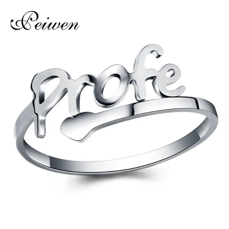 Модное кольцо из нержавеющей стали любовь Profe манжеты кольца для мужчин и женщин