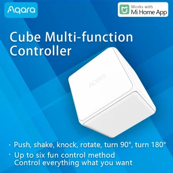 

Aqara Cube control 6-axis sensor smart home devices work with Xiaomi Mi mijia Home App Siri zigbee App