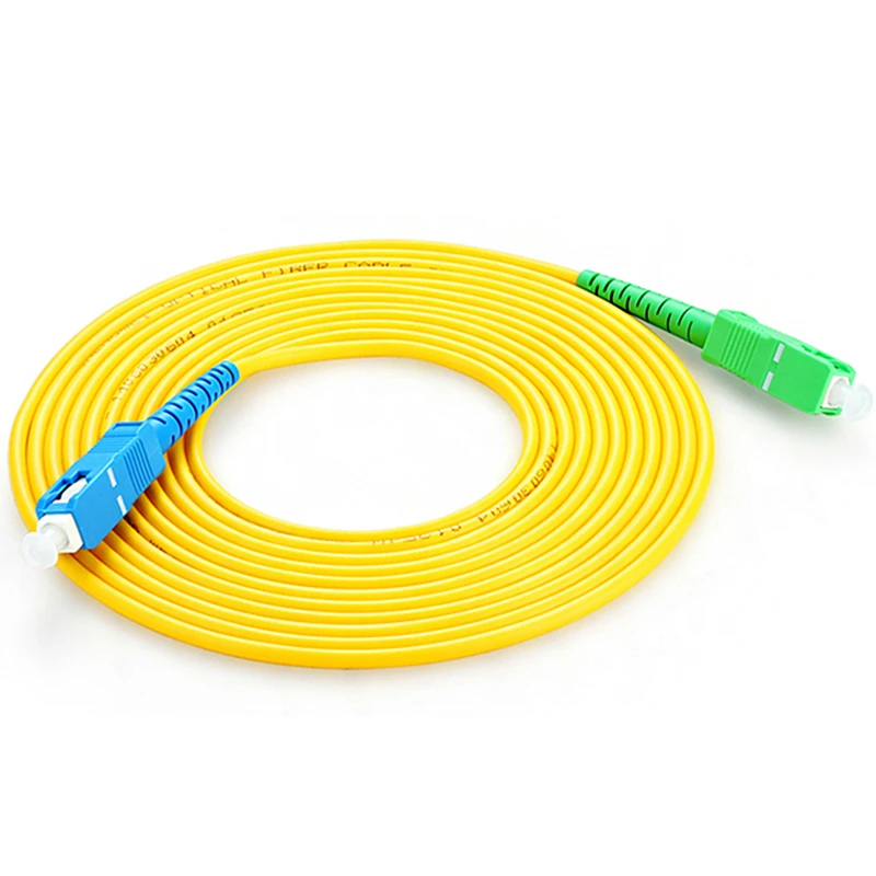 SC Optical Patchcord 1m to 15m Fiber Patch cord 2 0mm PVC G657A Fiber Jumper Simplex 2