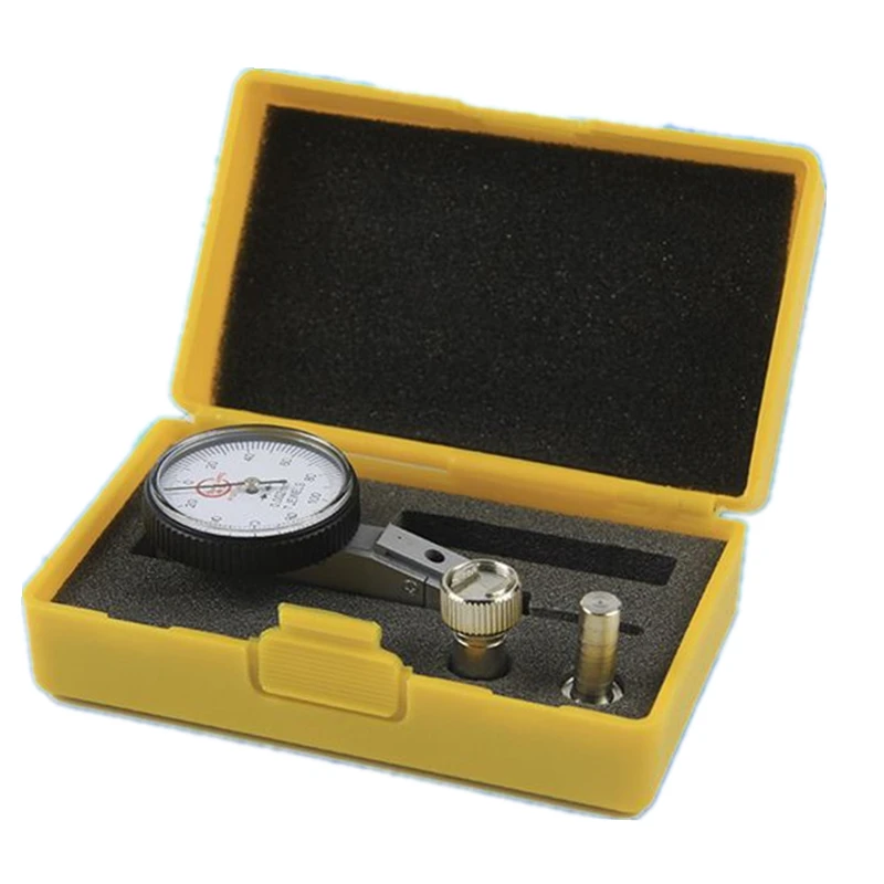 

Dial indicator 0-0.8mm precision 0.01mm leverage micrometer dial test gauge reloj comparador