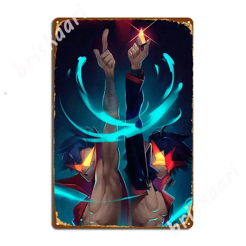 

Gurren Lagann: Kamina & Simon, металлические знаки, Клубные домашние персонализированные настенные Проекционные постеры